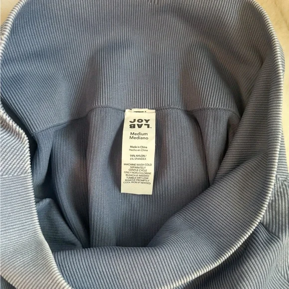 Target joylab blue ribbed leggings - Picture 7 of 7